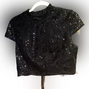 City Triangles crop top